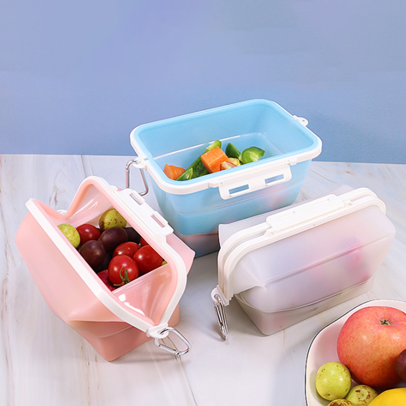 Collapsible Silicone Food Storage Container