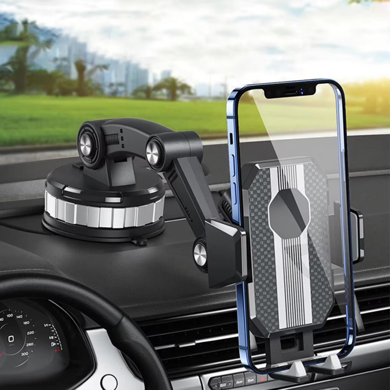 FlexiGrip Smartphone Halterung mit Starken Saugnapf und 360° Rotation