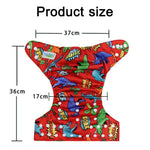Cloth diaper for babies with snaps and removable insert