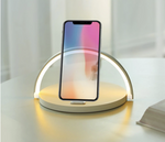 Modern Bedside Lamp with Wireless Charger