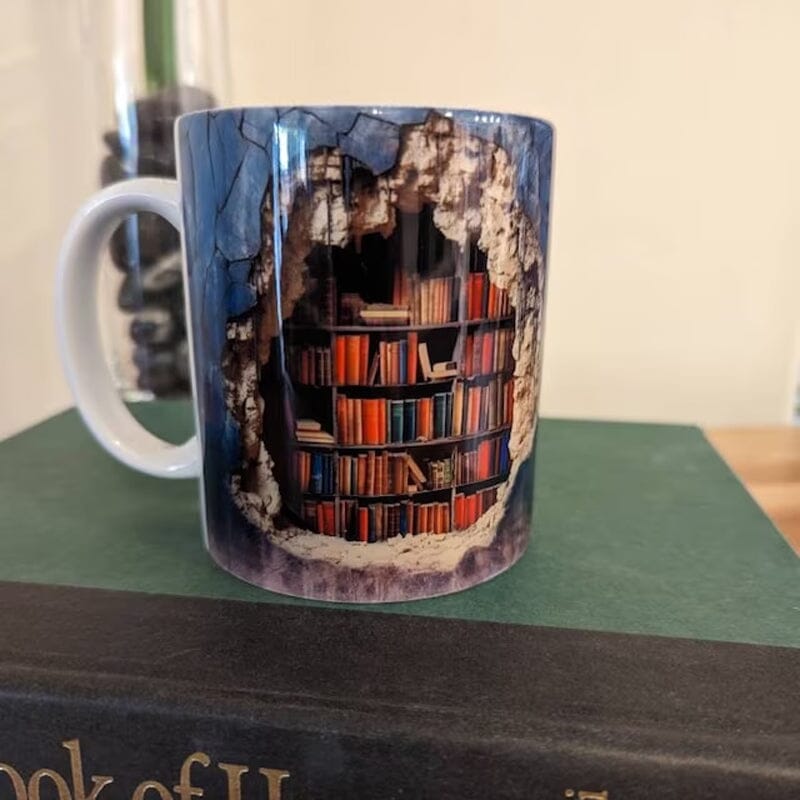 3D Bücherregal Tasse