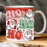 3D Lebkuchenmann Keramiktasse für Weihnachten