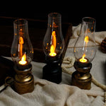 Vintage Oil Lamp with LED Lighting – Electronic
