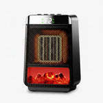 Compact wall heater with ceramic element for cozy warmth