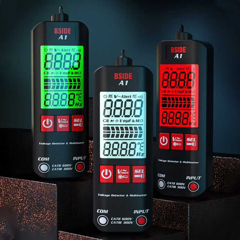 Fully automatic digital multimeter with anti-burn function