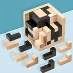 Holzpuzzle 3D - Rätselspiel für Denksportfreunde