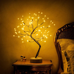 Luminara - Elegante Tischlampe mit 108 LED-Leuchten