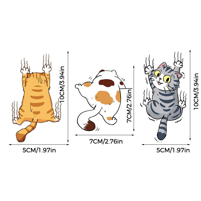 Cute Cat Comic Car Stickers