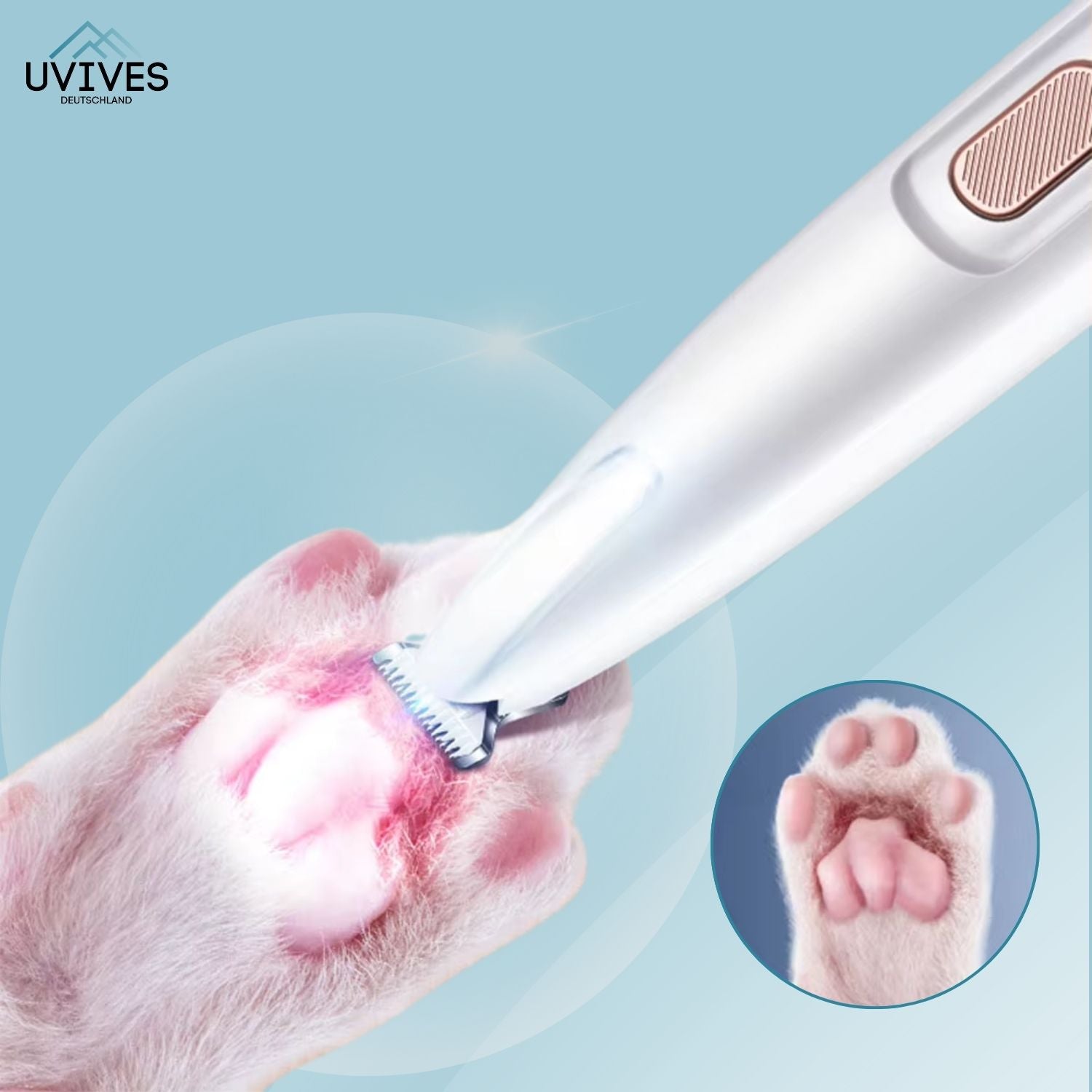 PawsPerfect - Elektrischer Trimmer für Haustiere