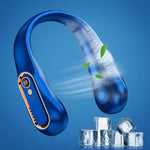 Portable Neck Fan – Hands-Free, Bladeless Cooling – Five Speeds USB-C – For Travel and Office