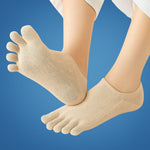 Invisible Toe Socks for Women – Non-Slip, Breathable Mesh, Low Cut, Blister Prevention and All-Day Freshness