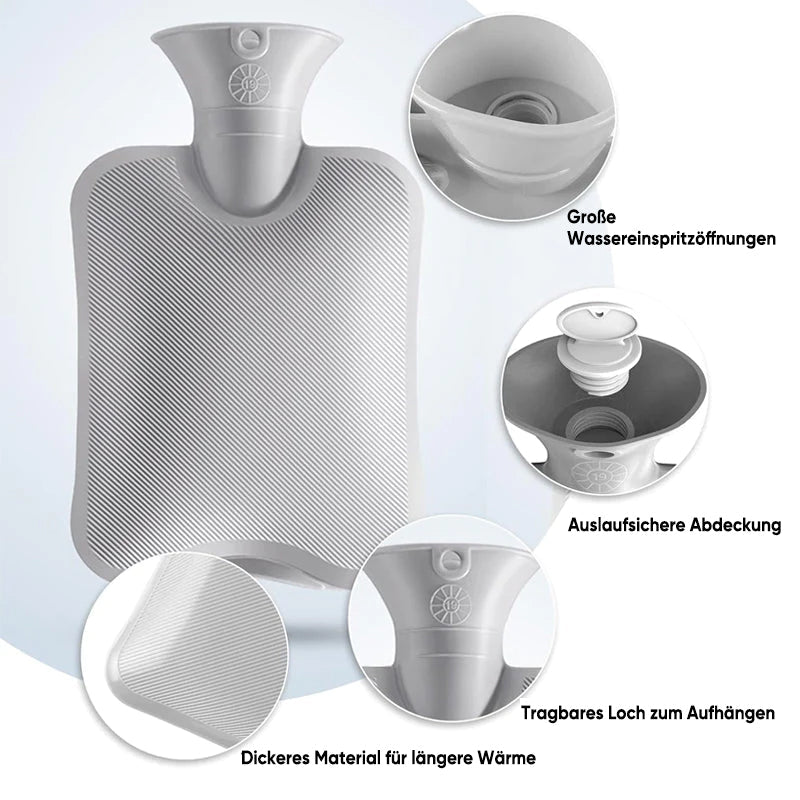 Plush Hot Water Bottle Belt for Pain Relief
