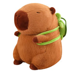 Cozy Capybara with Helpful Turtle Backpack