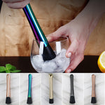 Stainless steel rod for crushed ice pops