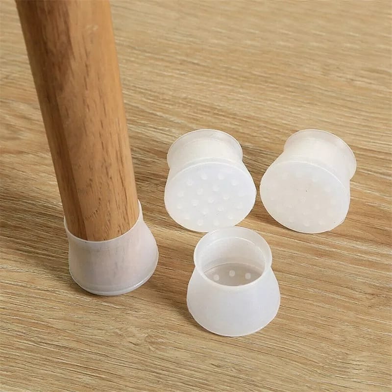 4 Pieces Silicone Chair Leg Floor Protectors
