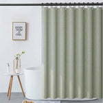 Light green shower curtain made of easy-care polyester