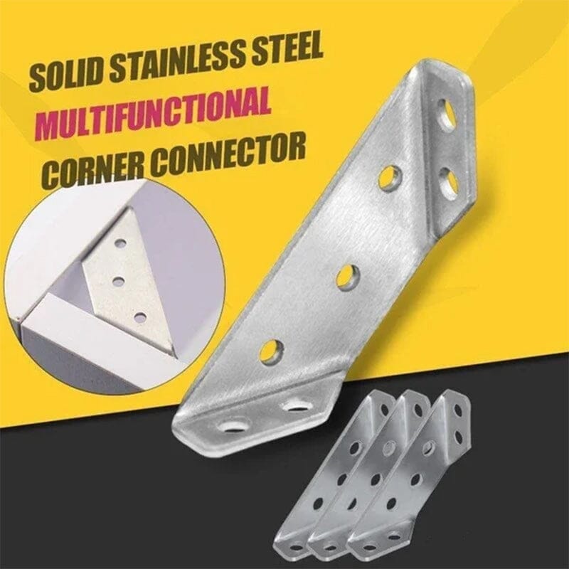 Stable stainless steel furniture corner connectors for perfect support