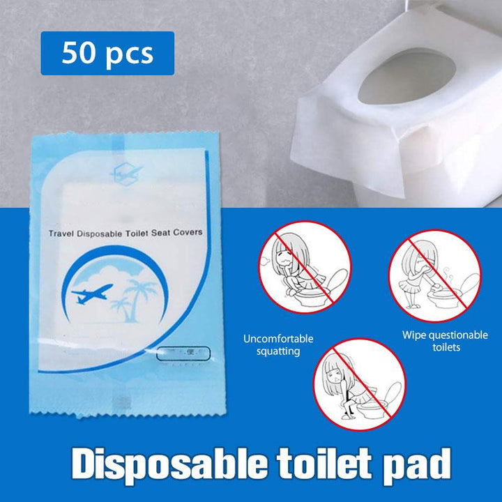 Disposable Toilet Seat Covers 50 Pieces – Your Hygienic Travel Companion