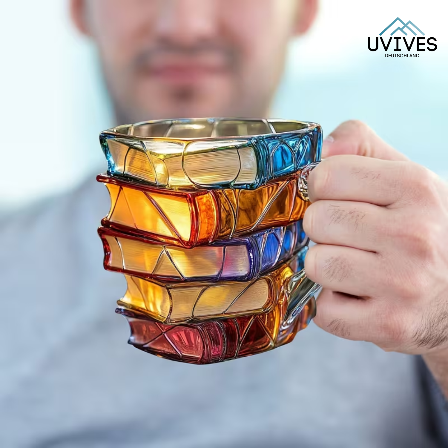 Bücherliebe im Becher – Die 3D-Literatur-Tasse