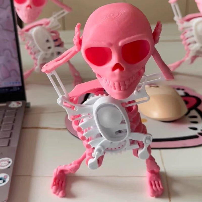 Lively 3D Skull Toy for vibrant moments