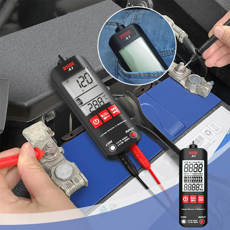 Fully automatic digital multimeter with anti-burn function