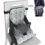 Portable High Chair for Babies - Travel Booster Seat with Harness and Bag