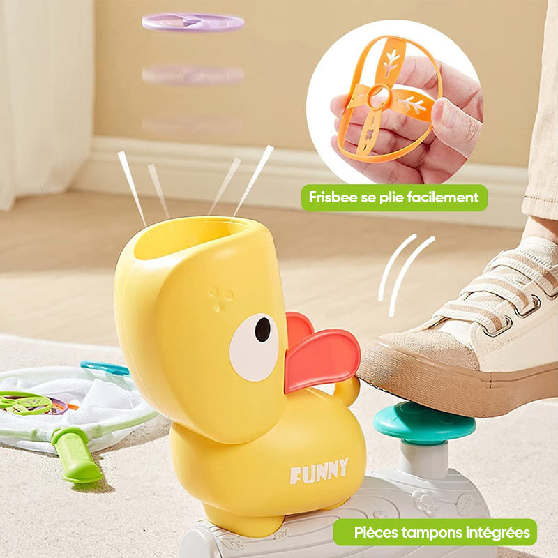 Flying ring for catapult toy