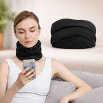 Neck support pillow for the relief of neck pain and snoring