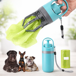 Dog waste collector with integrated bag dispenser – Contactless collection