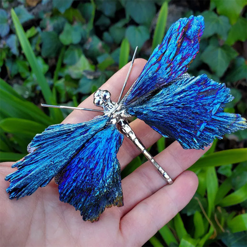 Colorful Crystal Dragonfly Decorative Figurine