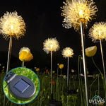 Sonnenblüten - Wetterfeste Solar-Gartenlampe im floralen Stil