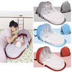 Portable Baby Crib with Mosquito Net – Lightweight and Perfect for Travel
