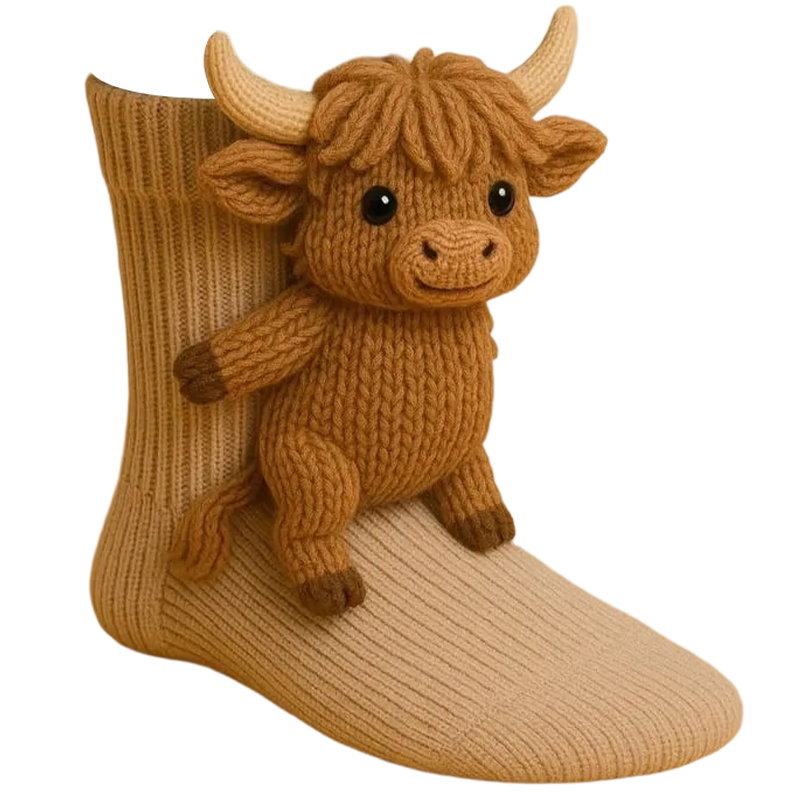 Non-slip house socks with a comfortable grip