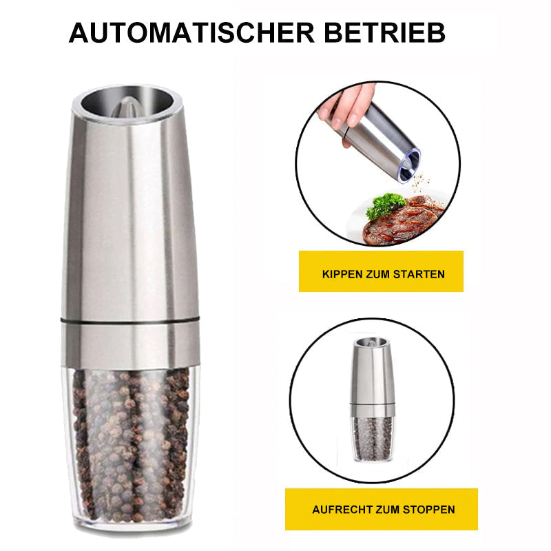 Automatische Gewürzmühle mit Schwerkraftsensor