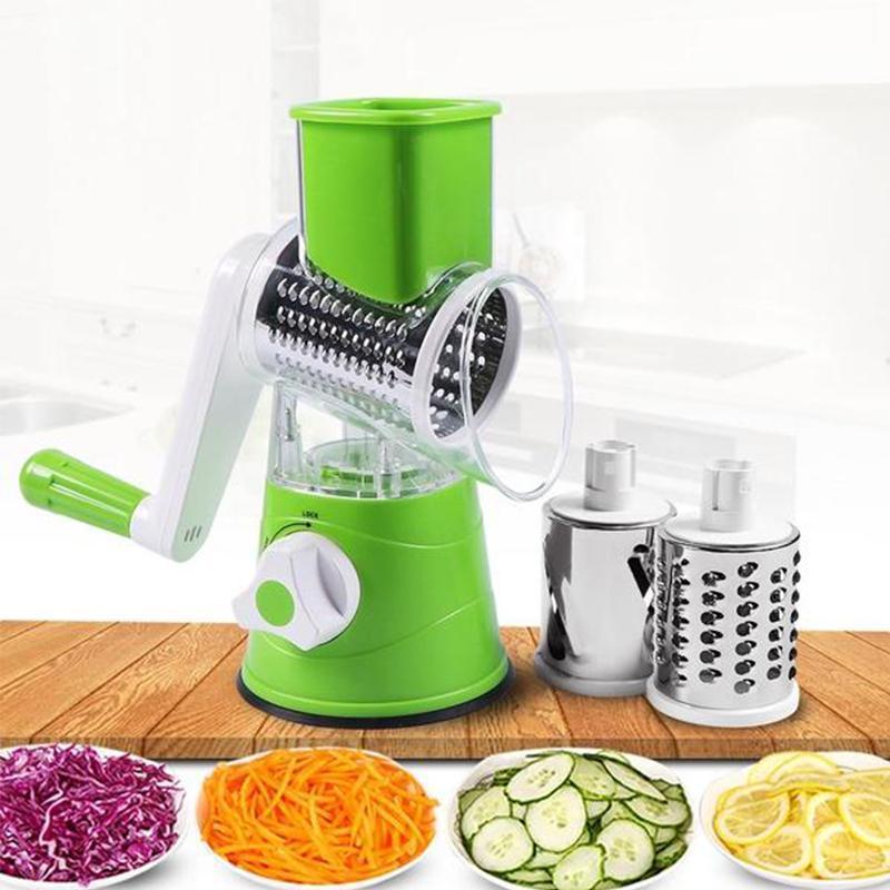 Multifunctional Vegetable Slicer with 3 Blades