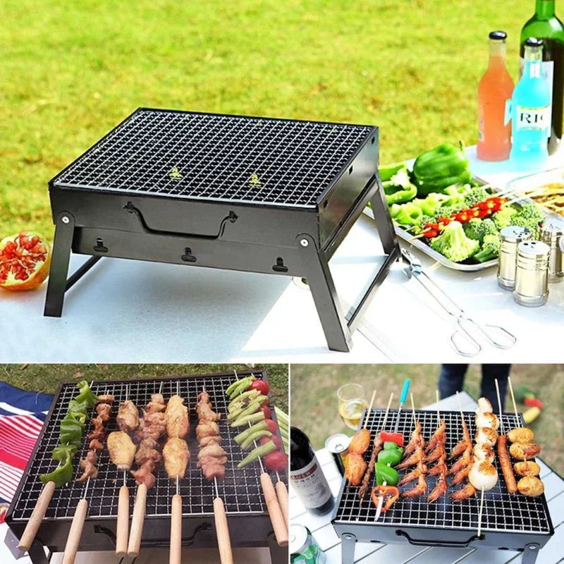 Tragbarer und faltbarer Grill für BBQ