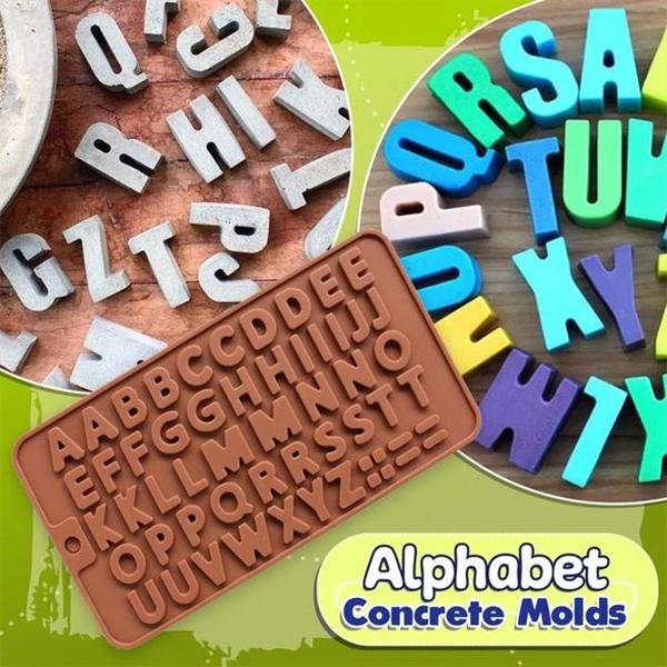 Concrete Alphabet Mold – Letter Casting Mold