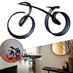 Elegante Fahrradskulptur aus Metall für dein Zuhause