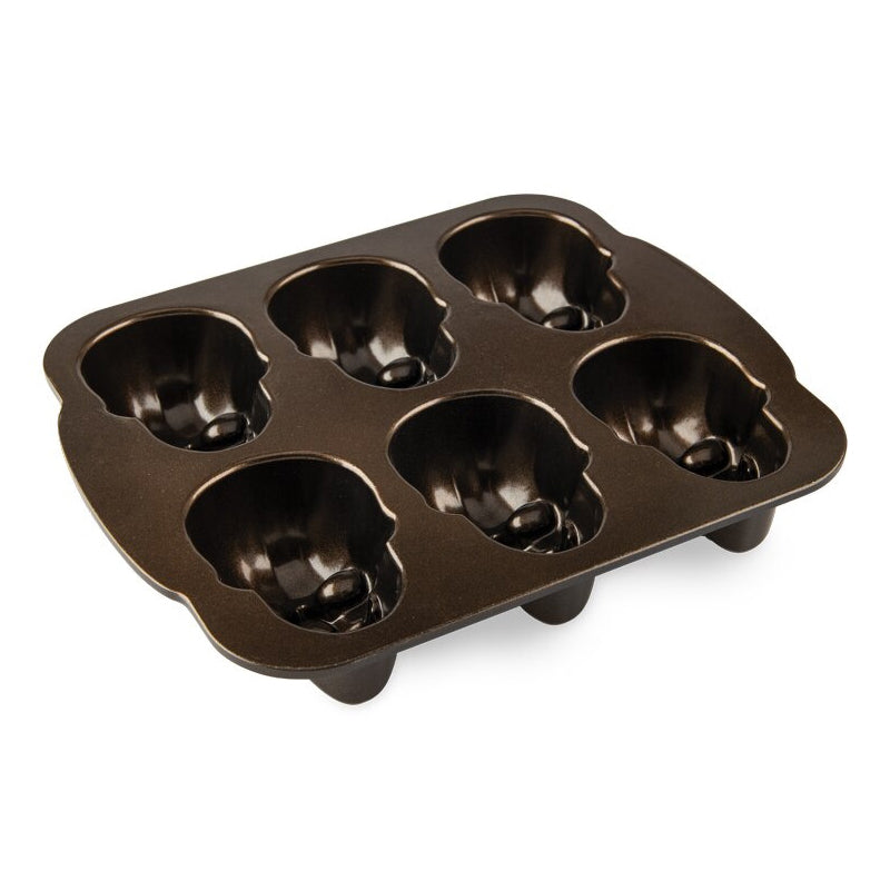 3D Schädel Backform - Kuchenform aus Aluminium