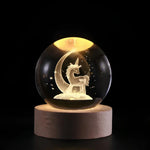 3D-Engraved Crystal Sphere - AstralGlow
