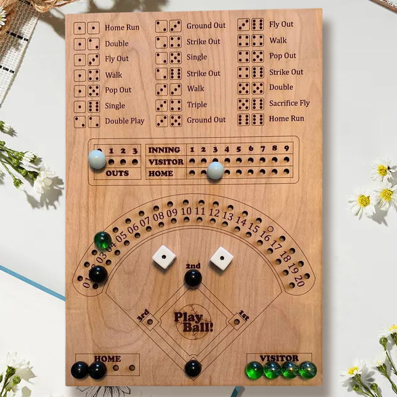Dice baseball game – Strategy game for 2-4 players