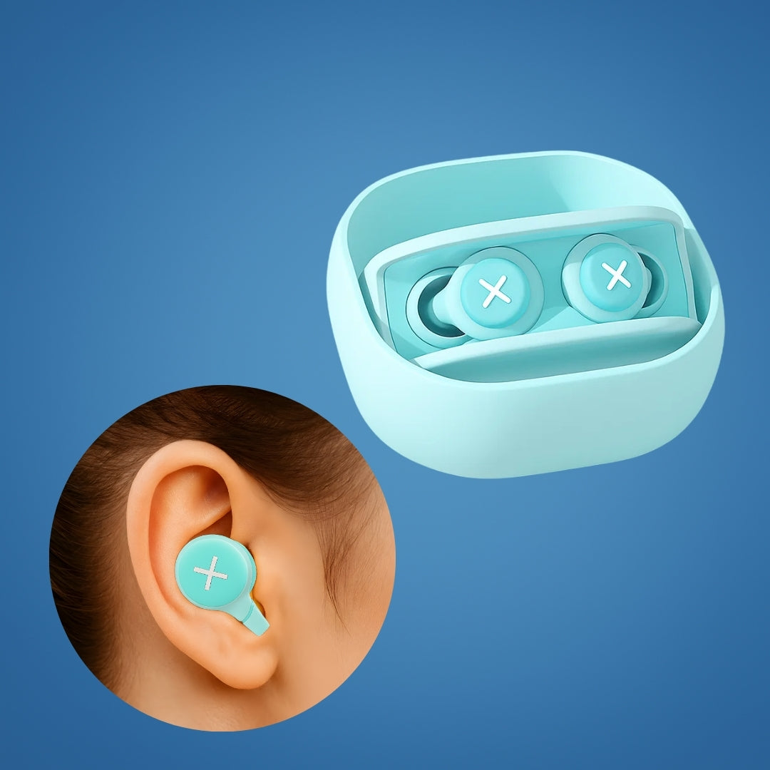 Snore Blocker & City Noise Protection – Soft Silicone Comfort – Reusable & Hygienic – Ideal for Side Sleepers & Travel