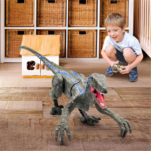 Ferngesteuertes Dinosaurier-Spielzeug mit Licht und Geräuschen