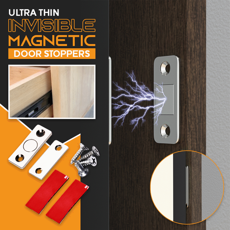 2 Stück Magnetische Türschließer für unauffällige Montage