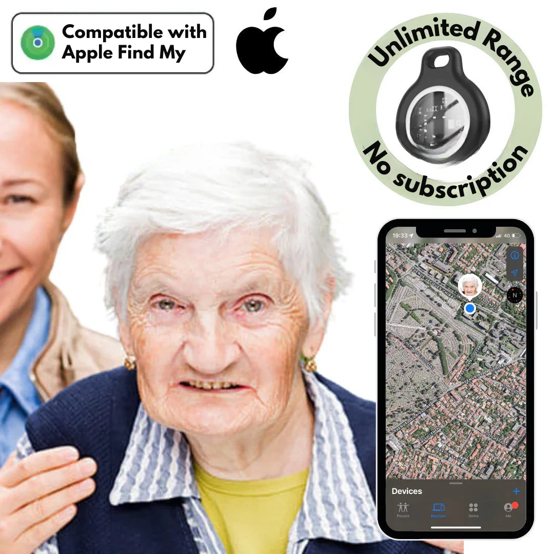 SichereSenior | GPS Tracker for Seniors | Real-time tracking, waterproof & no monthly fees for your peace of mind