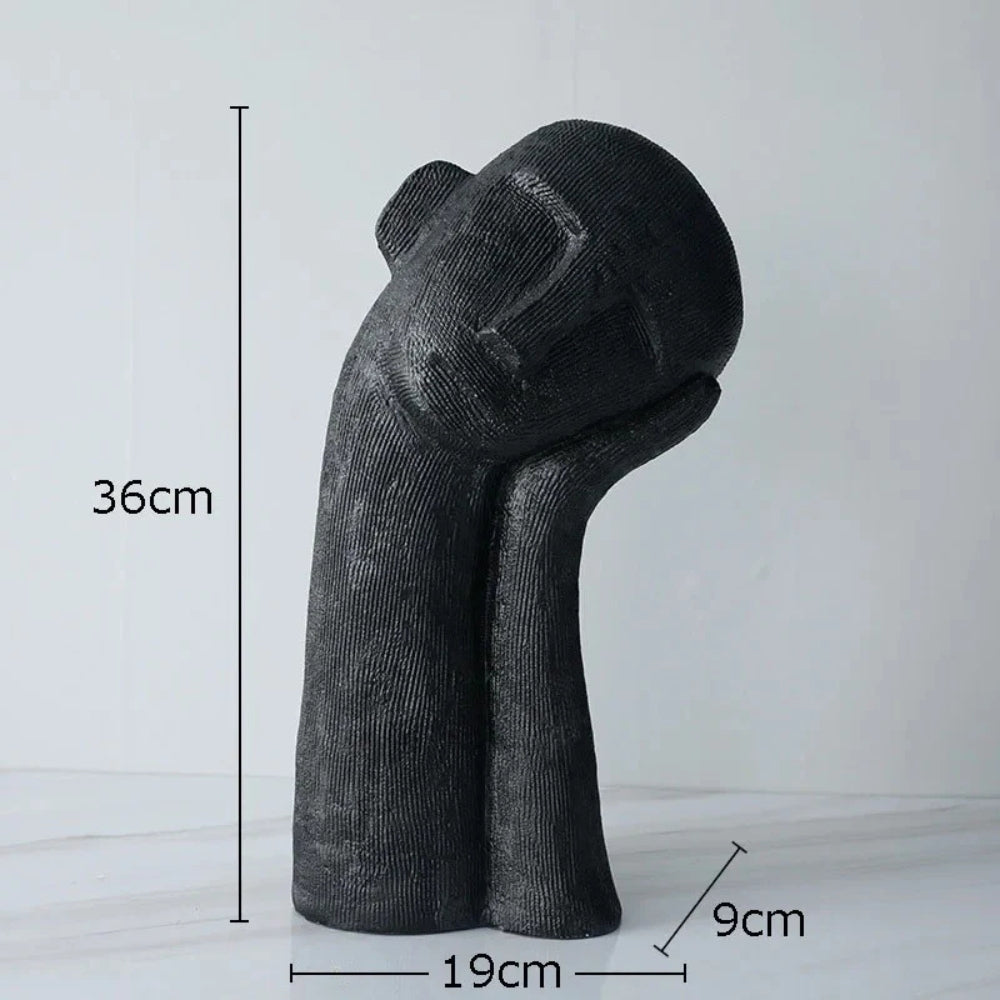 Sculpture of a reclining abstract figure