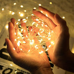 Decorative Copper Wire String Lights with USB Connection