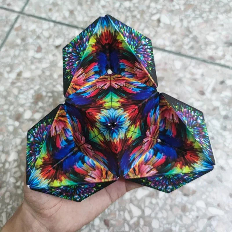 Creative magnetic building cube for versatile design possibilities