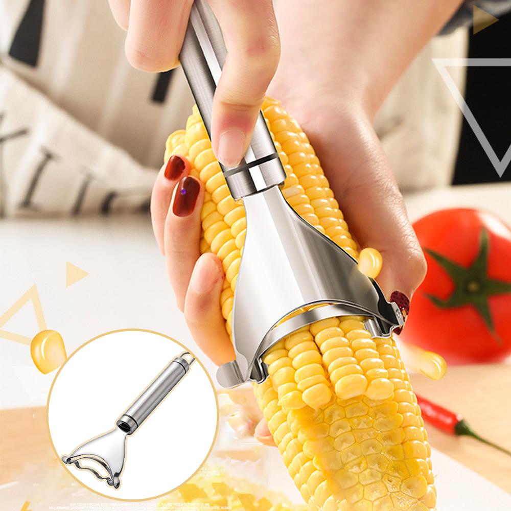 Stainless Steel Corn Cob Peeler for easy use | CornMaster
