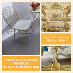 Wasserbasierte Metallicfarbe mit Pinsel – Elegante Glanzfinish